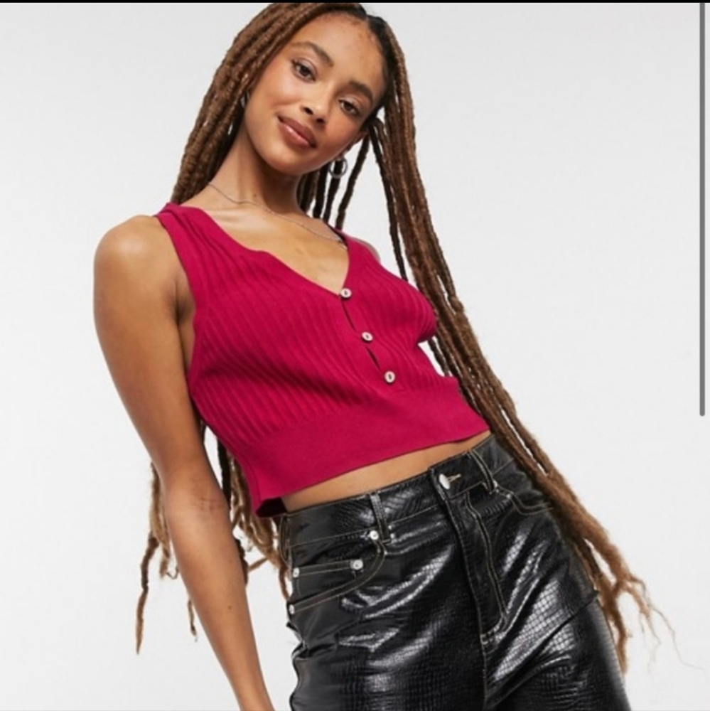 Free People Saturday Morning Crop Top Size Small Petite